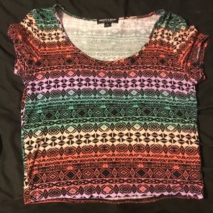 Colorful Crop Top! Gently Worn!!!